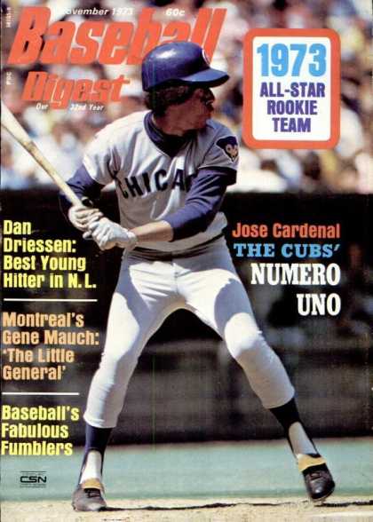 Baseball Digest - November 1973