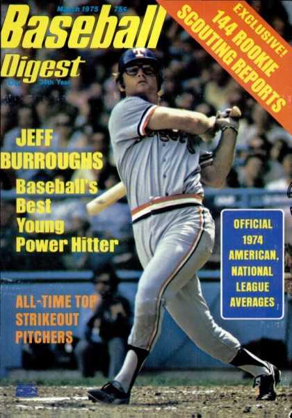 Baseball Digest - March 1975