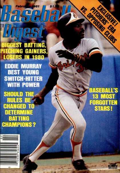 Baseball Digest - February 1981