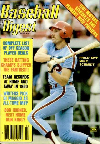 Baseball Digest - April 1981