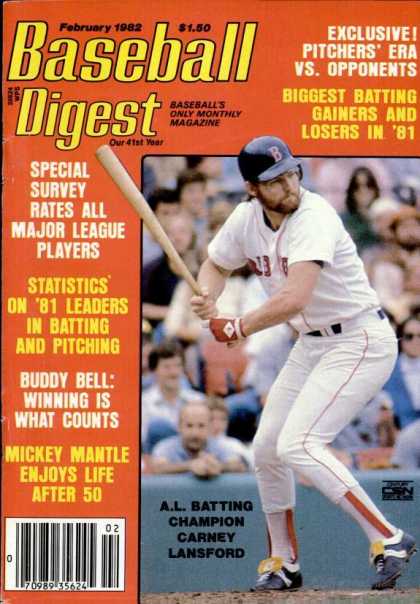 Baseball Digest - February 1982