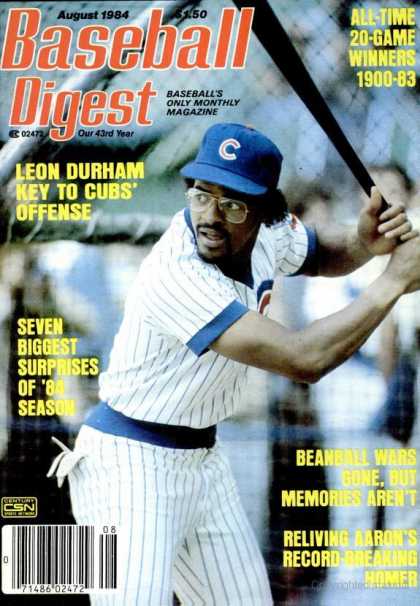 Baseball Digest - August 1984