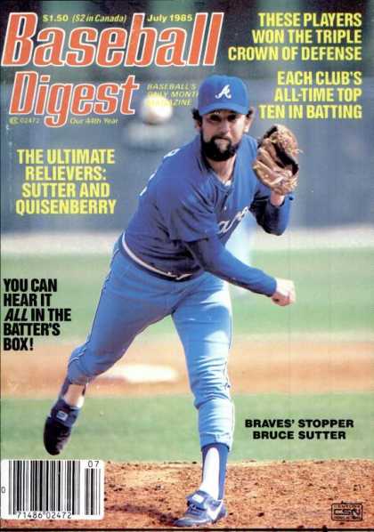 Baseball Digest - July 1985