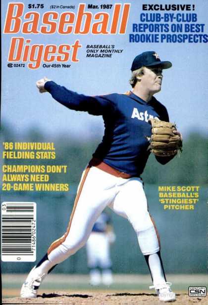Baseball Digest - March 1987
