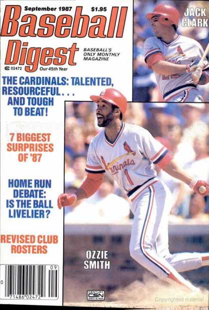 Baseball Digest - September 1987