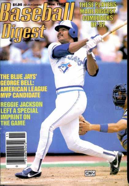 Baseball Digest - November 1987