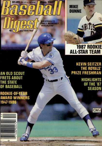 Baseball Digest - December 1987