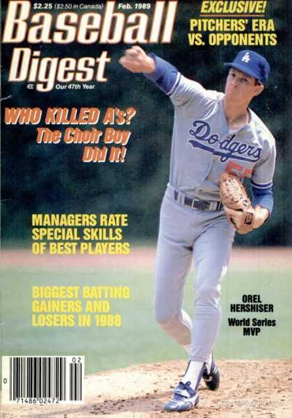 Baseball Digest - February 1989