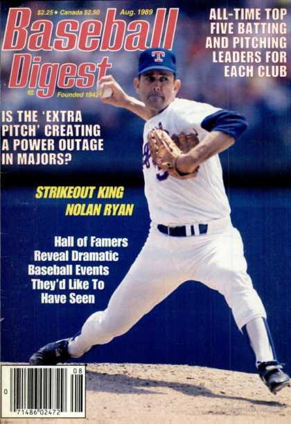 Baseball Digest - August 1989
