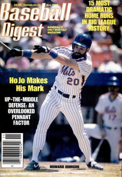 Baseball Digest - November 1989