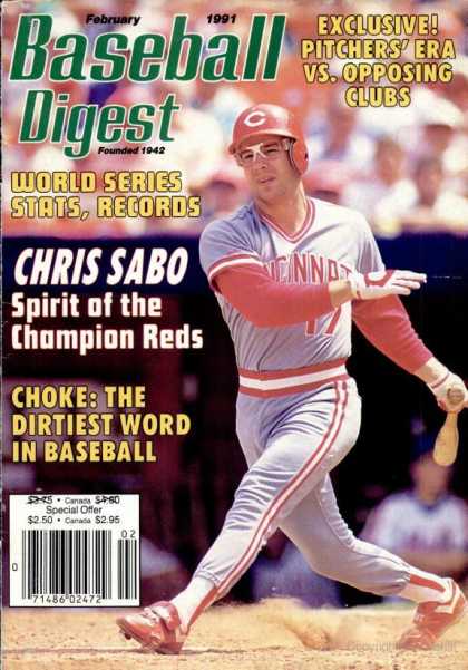 Baseball Digest - February 1991