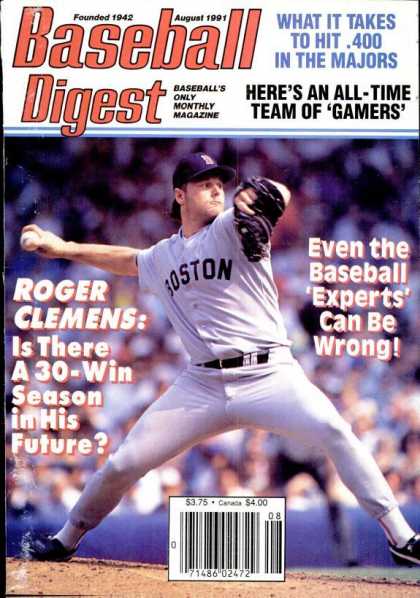 Baseball Digest - August 1991