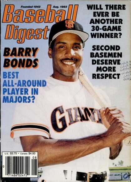 Baseball Digest - August 1993