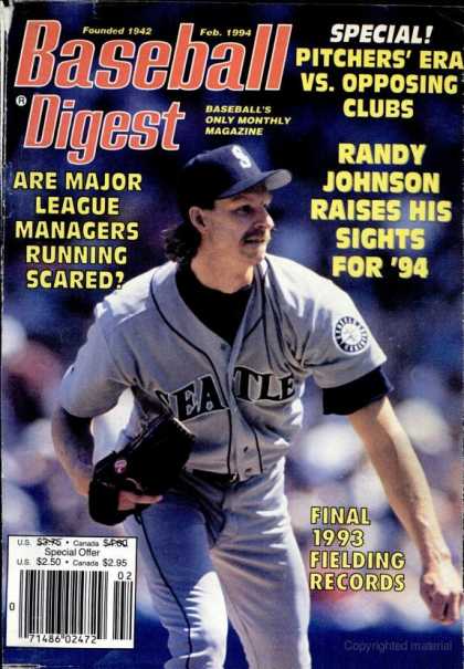 Baseball Digest - February 1994