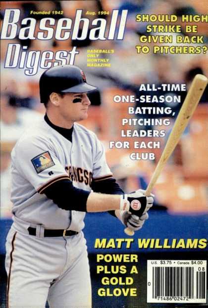 Baseball Digest - August 1994