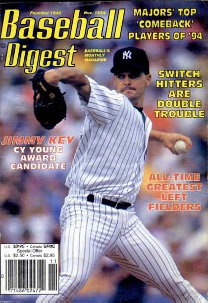 Baseball Digest - November 1994