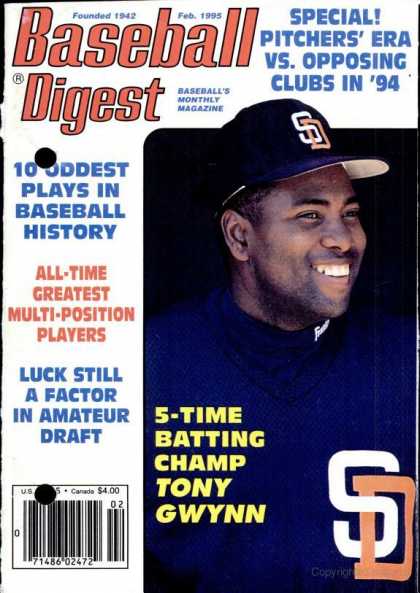 Baseball Digest - February 1995
