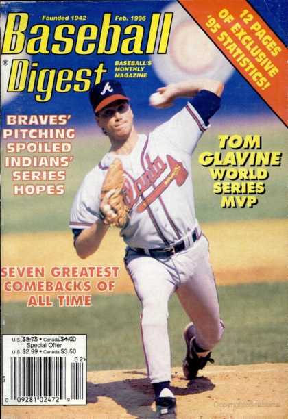 Baseball Digest - February 1996