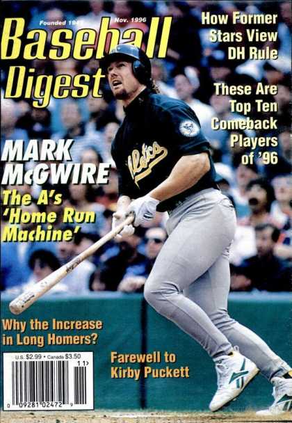 Baseball Digest - November 1996