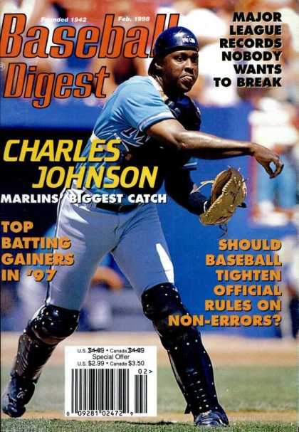 Baseball Digest - February 1998