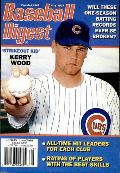 Baseball Digest - August 1998