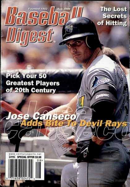 Baseball Digest - August 1999