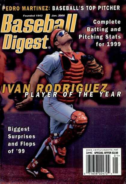 Baseball Digest - January 2000