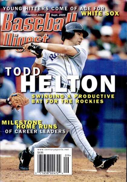 Baseball Digest - September 2000