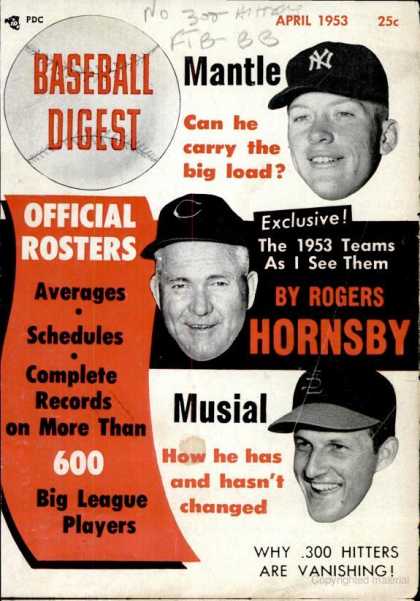 Baseball Digest - April 1953