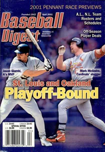 Baseball Digest - April 2001