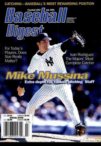 Baseball Digest - July 2001