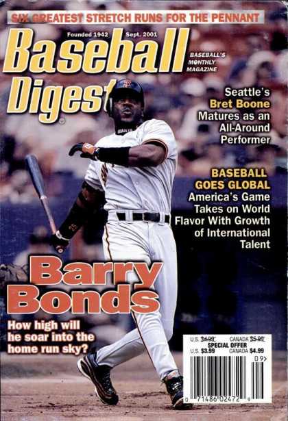 Baseball Digest - September 2001