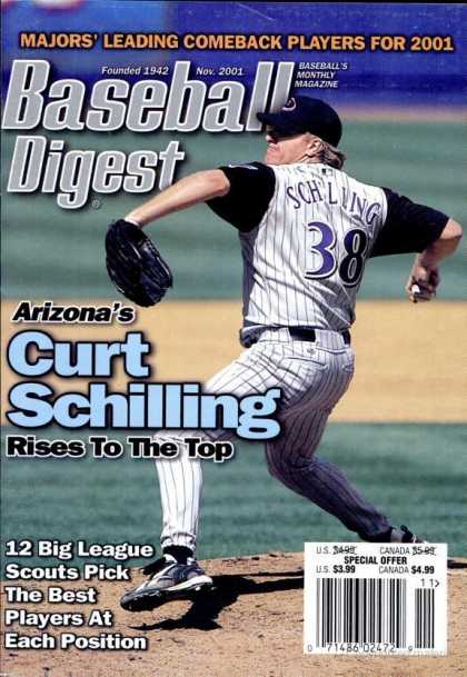 Baseball Digest - November 2001