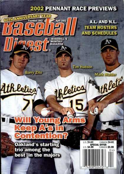 Baseball Digest - April 2002