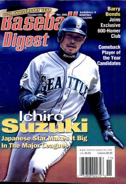 Baseball Digest - November 2002
