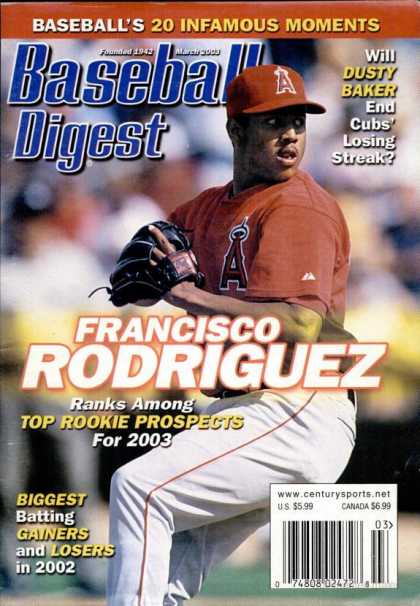 Baseball Digest - March 2003