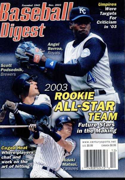 Baseball Digest - December 2003
