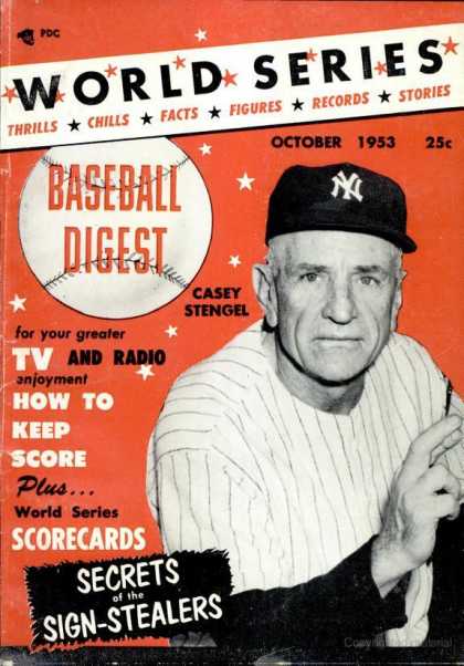 Baseball Digest - October 1953