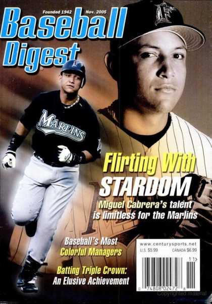 Baseball Digest - November 2005