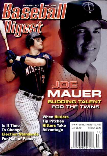Baseball Digest - November 2006