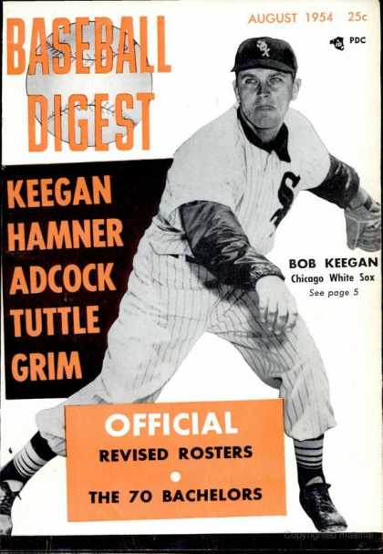 Baseball Digest - August 1954