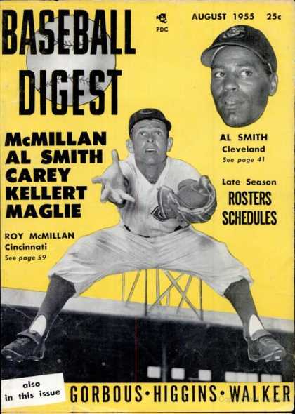 Baseball Digest - August 1955