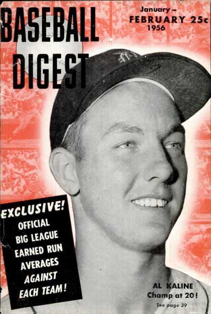 Baseball Digest - January 1956