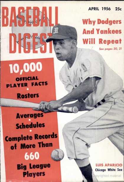 Baseball Digest - April 1956