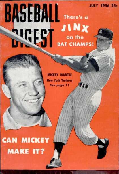 Baseball Digest - July 1956