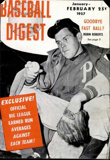 Baseball Digest - January 1957