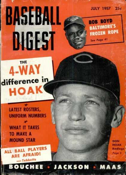 Baseball Digest - July 1957