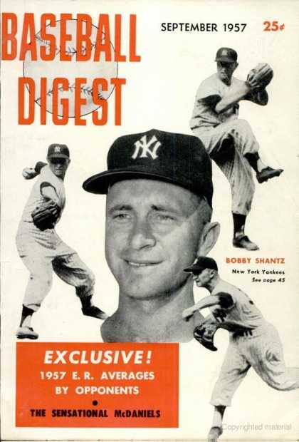 Baseball Digest - September 1957