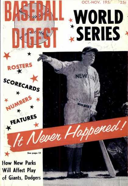 Baseball Digest - October 1957