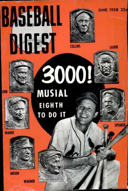 Baseball Digest - June 1958
